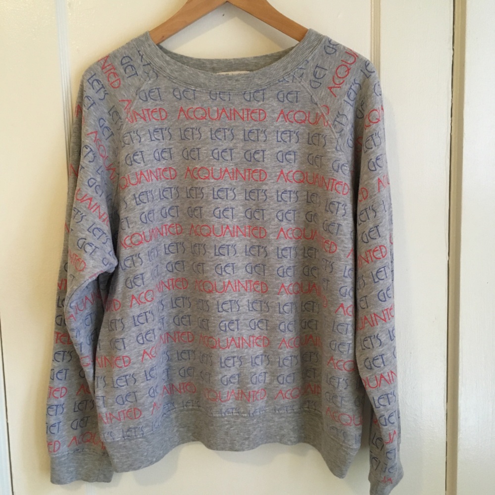 Madewell x Monogram Get Acquainted Sweatshirt
